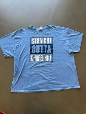 Smack Apparel Straight Outta Chapel Hill North Carolina Tar Heels Fan T-Shirt